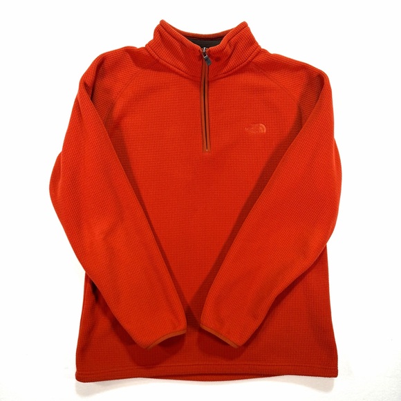 The North Face Men’s Fleece Quarter 1/4 Zip Pullover Shirt Base Layer Large L - Picture 1 of 4